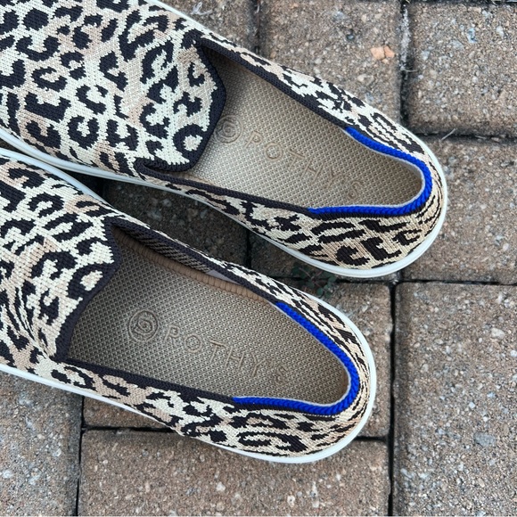 Rothy’s Women’s Retired Camo Cat Leopard Original Slip On Sneaker 6 - Picture 4 of 7